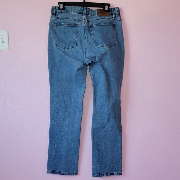 LRL Lauren Ralph Lauren Classic Straight Leg Jeans/ 8. - Picture 2 of 10